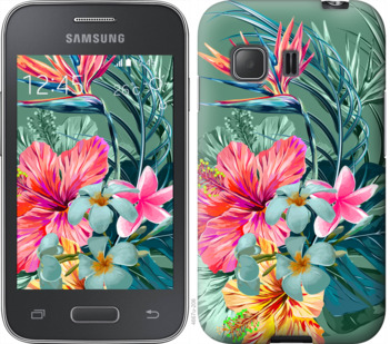 

Чехол Тропические цветы v1 для Samsung Galaxy Young 2 G130h 844905