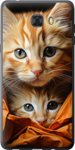 Чехол Котики 2 для Samsung Galaxy C9 Pro