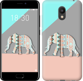 

Чохол Візерунчастий слон на Meizu M6 605377