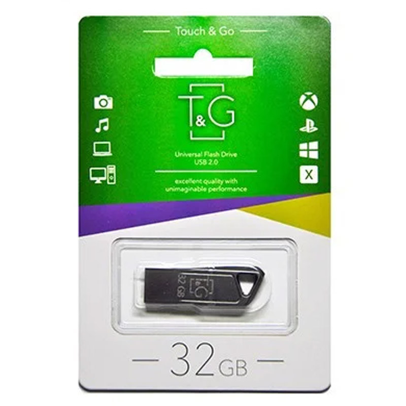 Флеш-накопитель T&G 114 Metal Series USB 3.0 — 32GB (Черный)