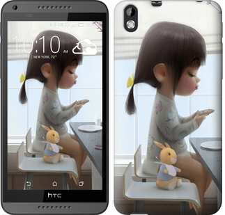 

Чохол Мила дівчинка з зайчиком на HTC Desire 816 636498