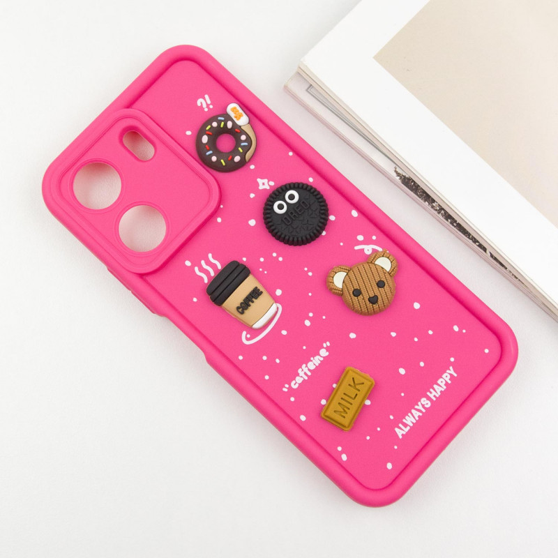 Фото Чохол TPU Toys Case на Xiaomi Redmi 13C / Poco C65 (Pink / Always Happy) в маназині vchehle.ua
