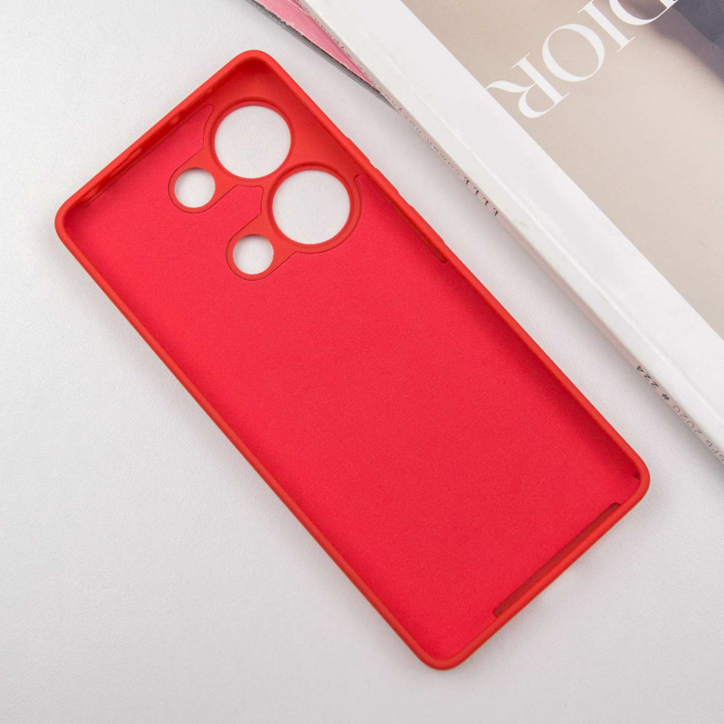 Фото Чохол Silicone Cover Full Camera (AA) на Xiaomi Redmi Note 13 Pro 4G / Poco M6 Pro 4G (Червоний / Red) в маназині vchehle.ua