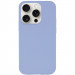 Чехол Silicone Case Full Protective (AA) NO LOGO для Apple iPhone 14 Pro (6.1") (Голубой / Lilac Blue)