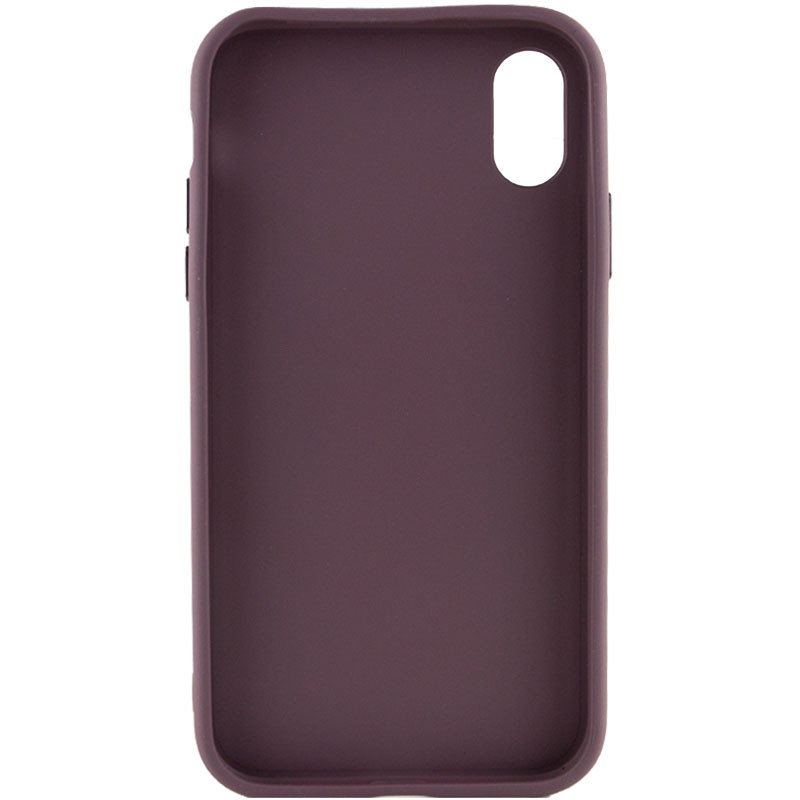 Фото TPU чехол Bonbon Metal Style для Apple iPhone XS Max (6.5") (Бордовый / Plum) в магазине vchehle.ua