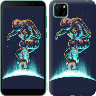 

Чехол Космонавт на скейтборде для Huawei Y5p 936460