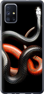

Чохол Червоно-чорна змія на чорному тлі на Samsung Galaxy M51 M515F 1685160