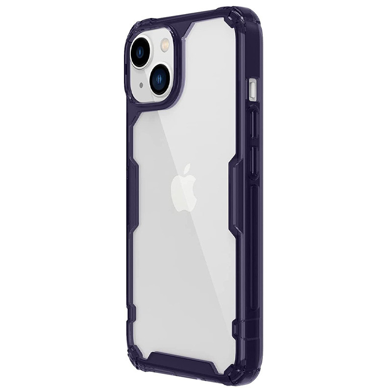Фото TPU чехол Nillkin Nature Pro Series для Apple iPhone 14 (6.1") (Темно-фиолетовый (прозрачный)) в магазине vchehle.ua