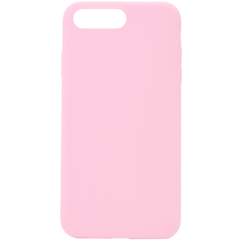 Чехол Silicone Case Full Protective (AA) NO LOGO для Apple iPhone 7 plus / 8 plus (5.5") (Розовый / Light pink)