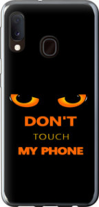 Чехол Don't touch the phone для Samsung Galaxy A20e A202F