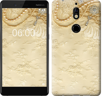 

Чехол Кружевной орнамент для Nokia 7 635229