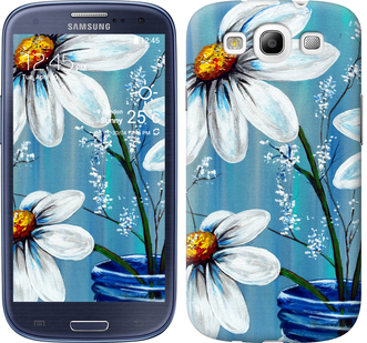 

Чехол Красивые арт-ромашки для Samsung Galaxy S3 Duos I9300i 322845