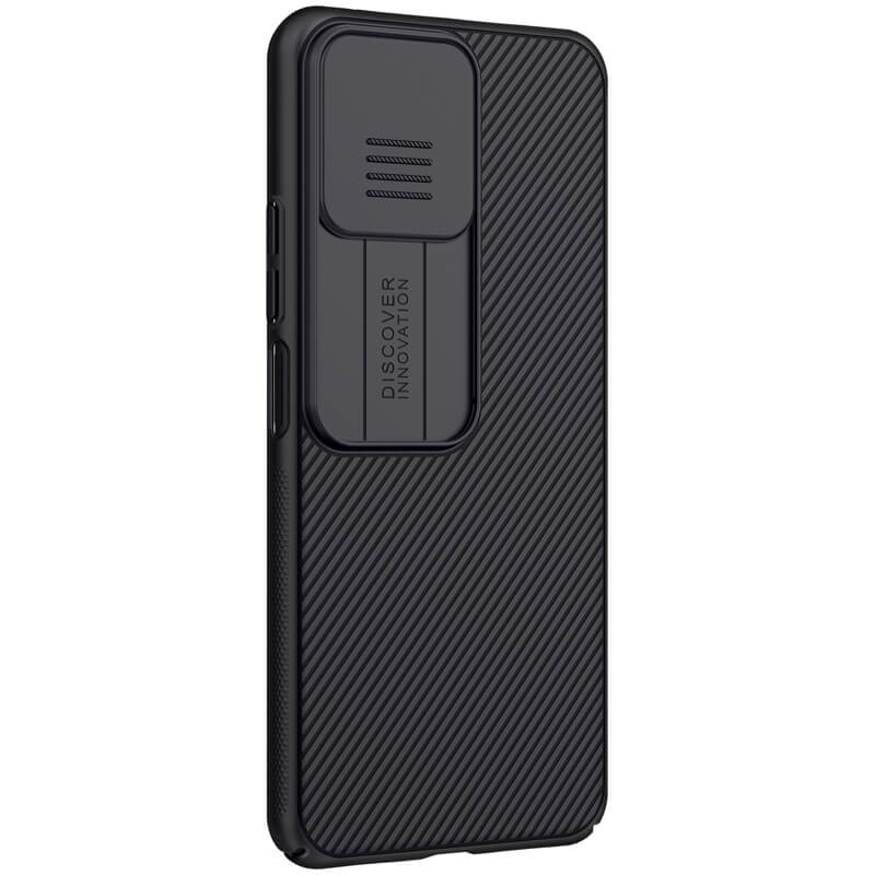 Купить Карбоновая накладка Nillkin Camshield (шторка на камеру) для Xiaomi Mi 11 Lite (Черный / Black) на vchehle.ua