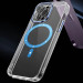 Чохол TPU+PC Colorful with Magnetic Safe на Apple iPhone 12 Pro Max (6.7") (Blue) в магазині vchehle.ua