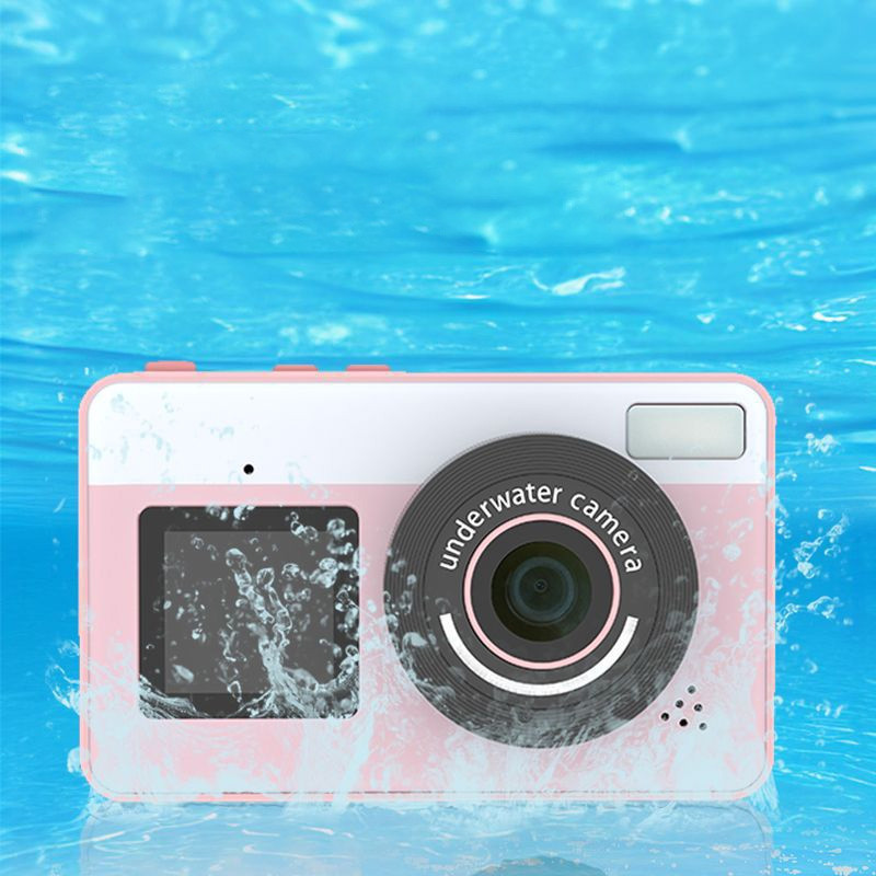 Фото Дитяча водонепроникна цифрова камера D70 (Pink) на vchehle.ua