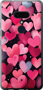 

Чехол Сердечки 4 для HTC U12 Plus 1646680