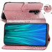 Фото Кожаный чехол-книжка Art Case с визитницей для Xiaomi Redmi Note 8 Pro (Розовый) в магазине vchehle.ua
