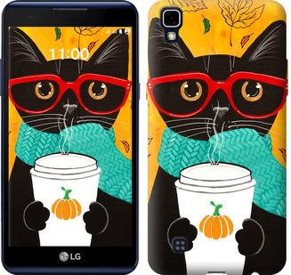 

Чохол Осінній кіт на LG X Power K220DS 639701
