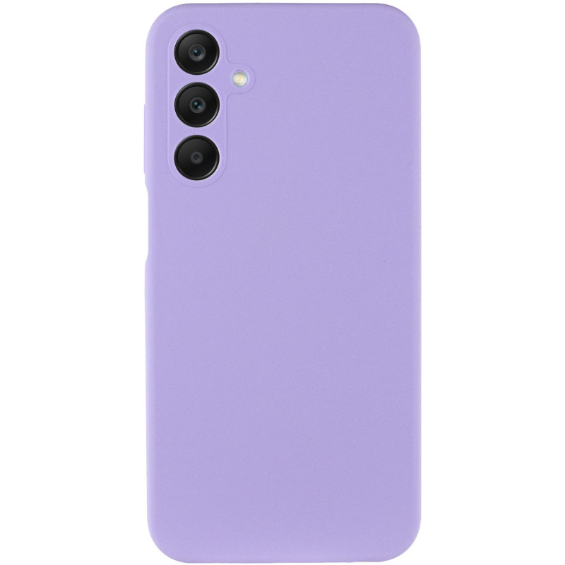 Фото Чохол Silicone Cover Lakshmi Full Camera (AA) на Samsung Galaxy A15 4G/5G / M15 5G (Бузковий / Dasheen) на vchehle.ua