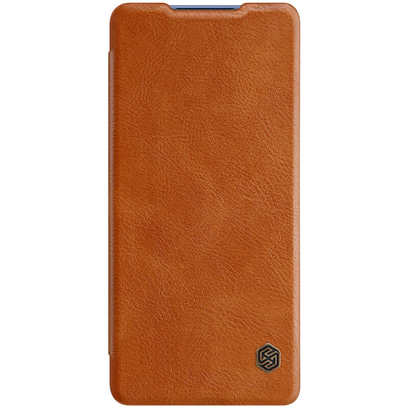 

Шкіряний чохол (книжка) Nillkin Qin Series на Samsung Galaxy S20 FE (Коричневий) 1064782