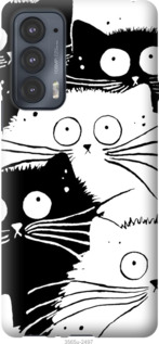 Чехол Коты v2 для Motorola Edge 20