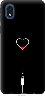 Чехол Подзарядка сердца для Samsung Galaxy A01 Core A013F