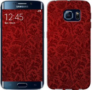 Чехол Чехол цвета бордо для Samsung Galaxy S6 Edge G925F