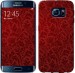Чехол Чехол цвета бордо для Samsung Galaxy S6 Edge G925F