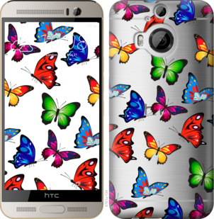 

Чехол Красочные мотыльки для HTC One M9 Plus 881299