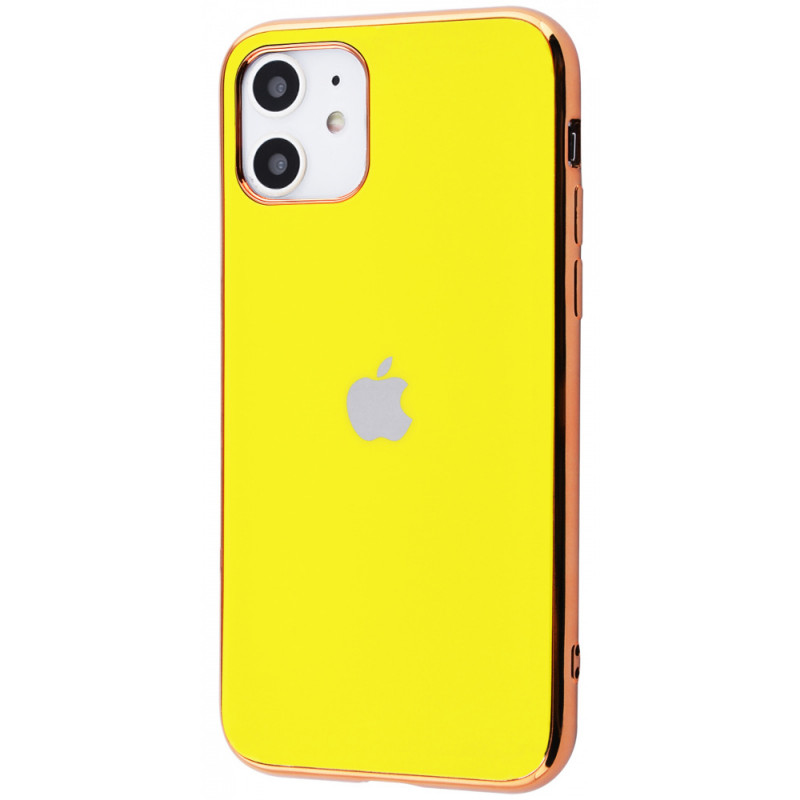 TPU чохол Matte LOGO на Apple iPhone 11 (6.1") (Жовтий / Yellow)