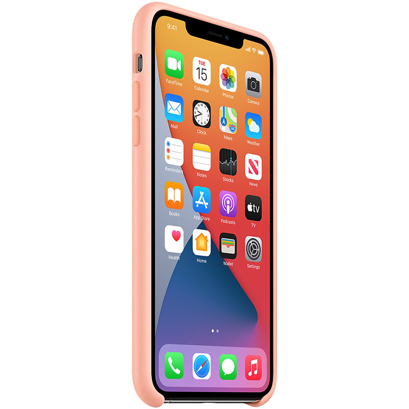 Фото Чохол Silicone Case (AA) на Apple iPhone 11 Pro Max (6.5") (Помаранчевий / Grapefruit) в маназині vchehle.ua