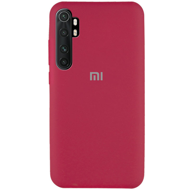 

Чохол Silicone Cover Full Protective (AA) на Xiaomi Mi Note 10 Lite (Червоний / Rose Red) 909790