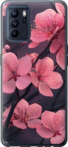 Чехол Пурпурная сакура для Oppo Reno6 Z