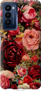 

Чохол Квітучі троянди для Tecno Camon 18 1243696