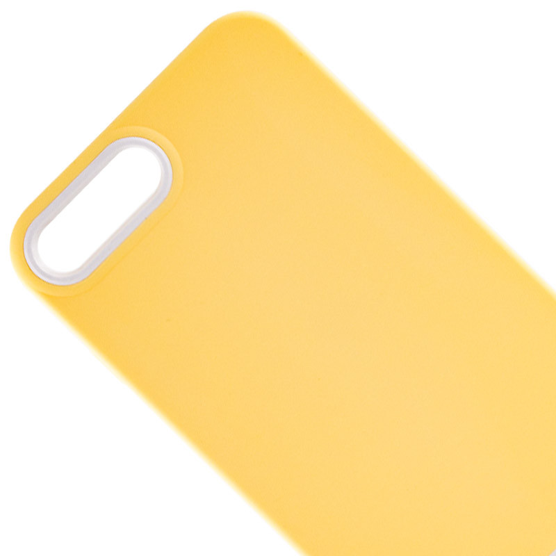 Фото Чехол TPU+PC Bichromatic для Apple iPhone 7 plus / 8 plus (5.5") (Creamy-yellow / White) на vchehle.ua