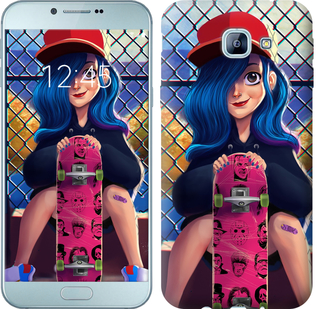 

Чохол Прикольна дівчинка зі скейтбордом на Samsung Galaxy A8 (2016) A810 618086