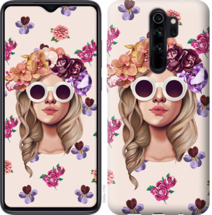 

Чохол Дівчина з квітами v2 на Xiaomi Redmi Note 8 Pro 779346