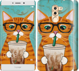 Чехол Зеленоглазый кот в очках для Huawei GR5 2017