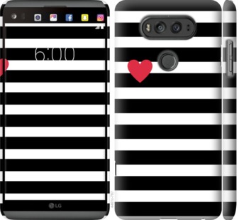 

Чохол Чорно-білі смуги на LG V20 751871