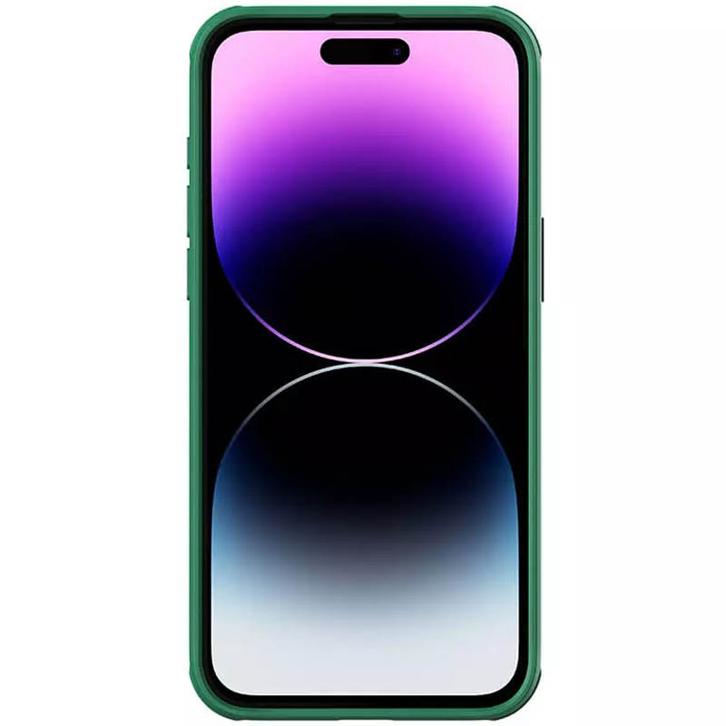 Купить Карбоновая накладка Nillkin CamShield Pro для Apple iPhone 15 Pro (6.1") (Deep Green) на vchehle.ua