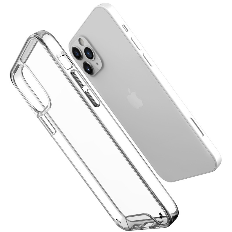 Фото Чохол TPU Space Case transparent на Apple iPhone 12 Pro / 12 (6.1") (Прозорий) в маназині vchehle.ua