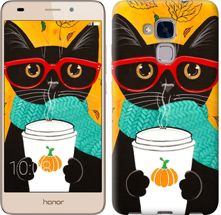 

Чехол Осенний кот для Huawei GT3 639845