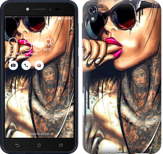 

Чехол Девушка в тату для Asus ZENFONE Live ZB501KL 631428