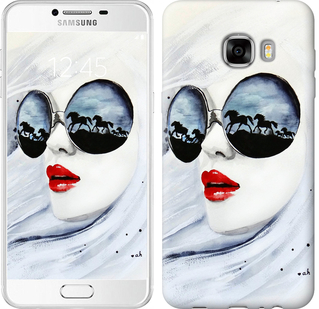 

Чохол Дівчина аквареллю на Samsung Galaxy C7 C7000 89744