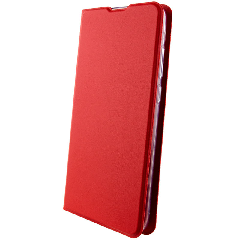 Фото Шкіряний чохол-книжка GETMAN Elegant (PU) на Xiaomi Redmi 12 (Червоний) на vchehle.ua