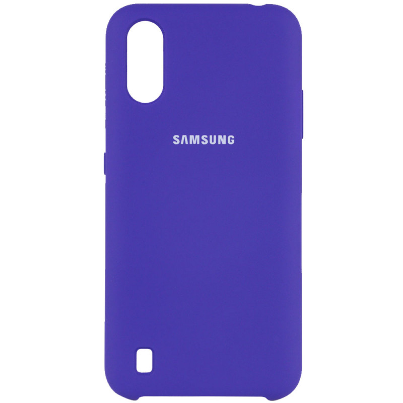 

Чехол Silicone Cover (AA) для Samsung Galaxy A01 (Фиолетовый / Purple) 873090