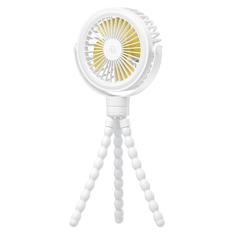 Портативний вентилятор Usams ZB289 Baby Stroller fan 2000mAh (White)
