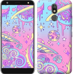 

Чохол Рожева галактика на LG K40 763152