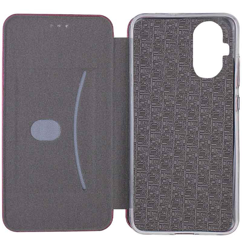 Фото Шкіряний чохол-книжка Classy на Realme C55 (Бордовий) в маназині vchehle.ua