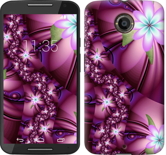 

Чохол Цветочная мозаика для Motorola Moto X2 384211